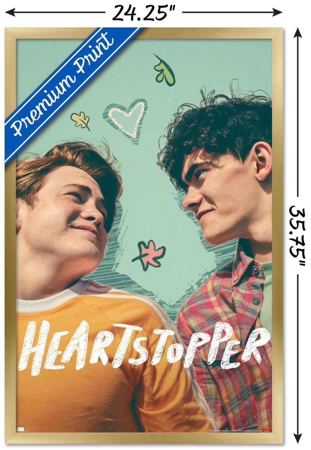 Netflix Heartstopper: Season 1 - One Sheet Wall Poster, 22.375" x 34"