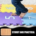 thumbnail image 4 of UPOUART 12Pcs Baby Playing Mat for Floor Foam Crawling Bedroom Light Wood Grain, 4 of 4