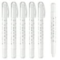 thumbnail image 1 of Crayones de gel acuarelables Uxcell para colorear, dibujar, pintar, 6 piezas, blanco, 1 of 7