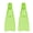 Green XS code, variant on Snorkeling Diving Swimming Pool Flexible Travel Size Short Fin for Men Women Kid Swimming Training Fin Swim Flippers