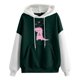 thumbnail image 1 of Gibobby Sudadera sin capucha y ocio Sudadera con capucha de dinosaurio Kawaii Pullover Sudadera con capucha para Teengirls （Verde， XXL), 1 of 3
