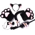 thumbnail image 1 of Cat Cosplay Set Cute Decorative Costume Accessories Cat Costumes for Halloween, 1 of 10