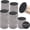 80 Grit, variant on 1000 count Replaceable Sandpaper Refill Discs Bulk 80 Grit  Sandpaper Pad Discs for Electric Foot File Callus Remover Black Tool Foot File Disks for Cracked Heels