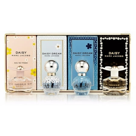 Marc Jacobs Daisy Variety Perfume Mini Set, 0.13 oz each 4 (Best Marc Jacobs Perfume)