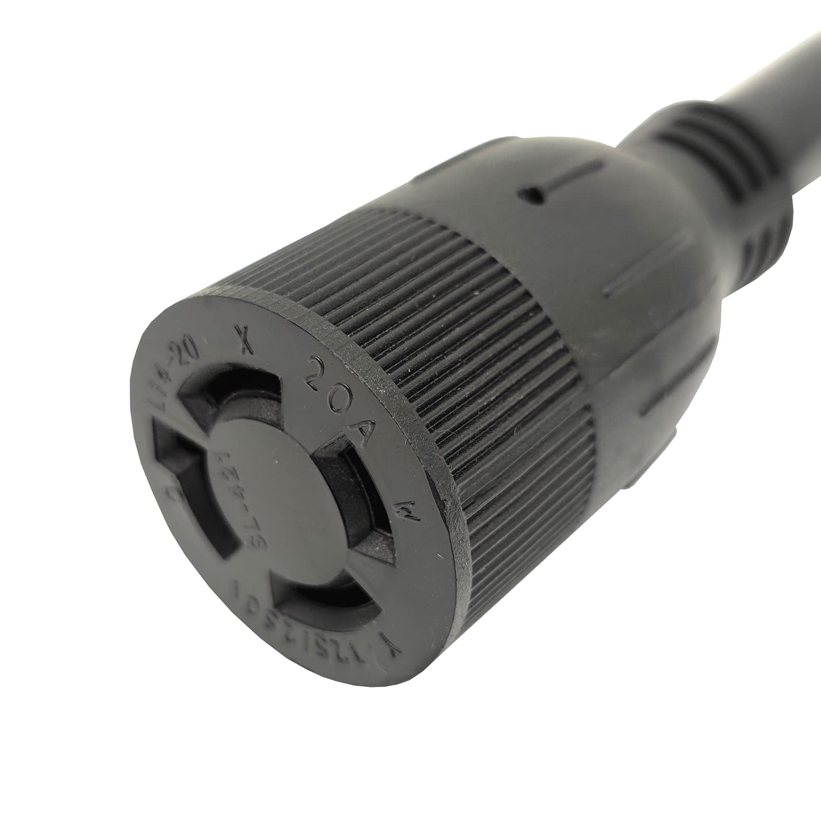 Parkworld 62541 Welder Adapter Cord Welding NEMA 14-60P to L14-20R Generator 4 Prong Female, 20AMP, 1.5FT