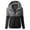Grey, variant on Meichang 2024 Clearance Womens Winter Coat Warm Fuzzy Fleece Zip Up Hooded Sweatshirt Jacket Coat Color Block Long Sleeve Sherpa Outerwear with Pockets Black XXXXL