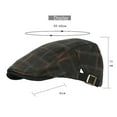 thumbnail image 3 of iHPH7 Scally Cap for Men Beret Hat Men Casual Hats for Men Flat Cap Newsboy Cap for Men, Dark Gray One Size, 3 of 6