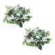 thumbnail image 1 of SGACAI Candelabro de Navidad, guirnalda de piñas y bayas artificiales, candelabro nuevo, 1 of 7