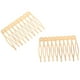 thumbnail image 3 of 10 piezas de metal liso para mujer, dorado, plateado y bronce, 5 dientes, 10 dientes - Dorado, 5,6 cm 56 cm, 3 of 9