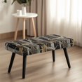 thumbnail image 4 of XYZCANDO Stretch Bench Seat Cover, Tree Bark Camo Pattern Polyester Spandex Stretchable Bench Covers for Garden Dining Room, 4 of 9