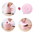 thumbnail image 3 of Teacup Lid,Portable Waterproof Food Grade Cup Cover Silicone Cup Lid High-End Performance, 3 of 8