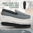 thumbnail image 6 of Bergman Kelly USA Mens Memory Foam Loafer Slippers (Prof Collection), 6 of 10