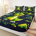 thumbnail image 3 of Castle Fairy Cute Dino Twin Sheet Sets,Jungle Wildlife Dinosaur Bedding, 3 of 7