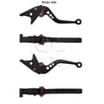 thumbnail image 2 of CNC Shorty Brake Clutch Levers Black For Suzuki GSXR 600 750 97-03 Handle Hand, 2 of 4