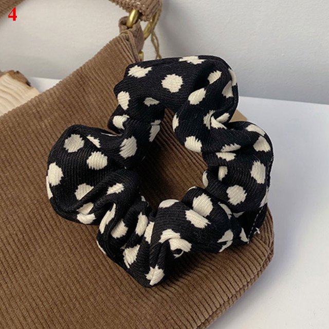 OOCA 1 Pce Élastique Doux Imprimé Léopard pour Cheveux Chouchou Queue de Cheval Accessoires pour Cheveux Femmes