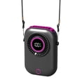 thumbnail image 3 of CoreLiving Portable Neck Fan, Hands Free Personal Cooling Fan with Adjustable Lanyard and Hidden Bracket, USB Rechargeable Bladeless Mini Fans for Travel, Black, 3 of 10