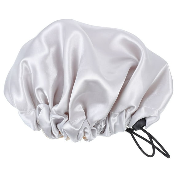 SKISUNO 1Set Kids Sleep Bonnet Satin Waterproof for Childrens Hat 9.8x9.8in