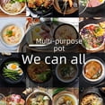 thumbnail image 4 of Non-Stick Maifan Stone Mini Pot 20cm (Lid Not Included) - Versatile Small Kitchen Pan for Baby Food, Milk, Noodles & Soup - Compact, Durable Cookware for Home, Dormitory Travel, 4 of 6