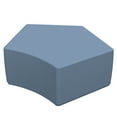 thumbnail image 1 of SoftZone® Penta-Fun Ottoman Junior - Powder Blue, 1 of 2