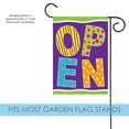 thumbnail image 3 of Toland Home Garden Purple Open Advertising Business Flag Double Sided 12x18 Inch, 3 of 5
