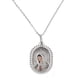 thumbnail image 1 of Medalla virgen de Guadalupe Medalla Italiana busto semi redonda orilla diamantada, 1 of 3
