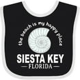 thumbnail image 3 of Inktastic Siesta Key Florida Beach Vacation Boys or Girls Baby Bib, 3 of 4