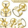 thumbnail image 2 of 20 PCS Refrigerator Magnets, Gold Metal Push Pin Magnets, Ideal for Whiteboard Magnets, Fridge Magnets, Office Magnets, Classroom Magnets, Map Magnets, 2 of 7