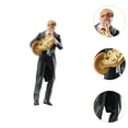 thumbnail image 6 of Almencla 1/64 Band Figurine Dioramas DIY Scene Realistic Hand Painted Figure Layout Decoration for Train Layout DIY Scene Fairy Garden French player, 6 of 8