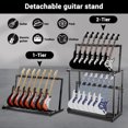 thumbnail image 4 of TROPOW Multi Guitar Stand – 14 Holder Folding Double-Layer Adjustable Display Rack, 4 of 6
