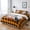 Orange, variant on 4 Pieces Duvet Cover California King Bedding Sets Halloween Black Crow Pumpkin Wreath for Bedroom Decor,Ultra Soft Luxury Comforter Cover Set with Bed Sheet and Pillow Shams Purple Buffalo Lattice