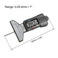 thumbnail image 2 of Uxcell 0 - 25.4mm 1-Inch Digital Tire Tread Depth Gauge with LCD Display, 2 of 5