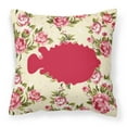 thumbnail image 2 of Carolines Treasures Blowfish Shabby Chic Roses Square Decorative Outdoor Pillow, 2 of 2