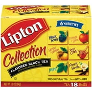 Lipton: Black Tea Collection Flavored Beverage, 1.2 oz