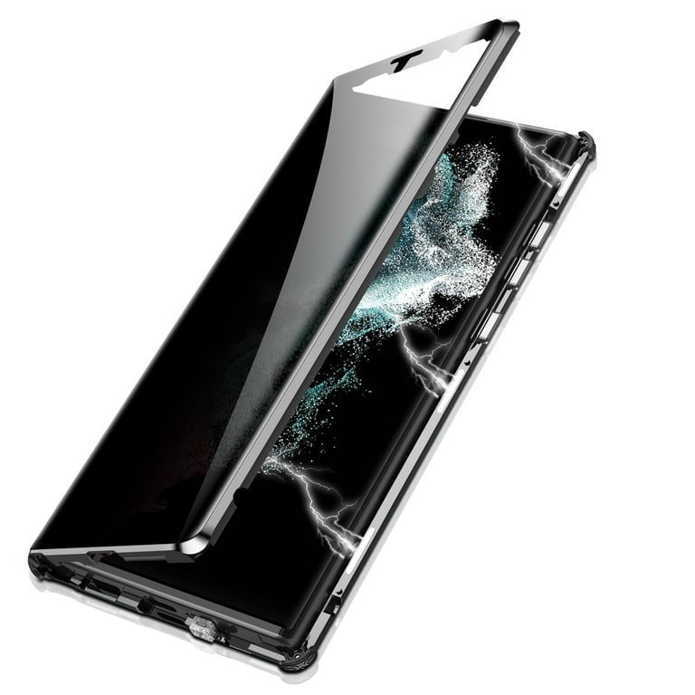 Coque Anti Espion for Samsung Galaxy S23 Ultra,360 Degrés Full Body  Antichoc de Protection en Privacy Verre Trempé Anti-Spy Housse,Adsorption  Magnétique Bumper Métal Frame Etui,Violet : : High-Tech