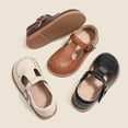 thumbnail image 2 of Ytdscs Toddler Kids Girls Leather Princess Shoes Oxfords Non-slip Flat Shoes Spring Fall Wedding Party Dress Shoes Size 1M-13M, 2 of 9