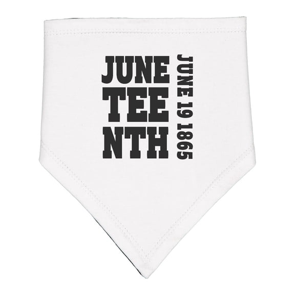 Inktastic Juneteenth June 19, 1865 Baby Bandana Bib
