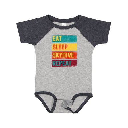 

Inktastic Skydiving Eat Sleep Skydive Repeat Gift Baby Boy or Baby Girl Bodysuit