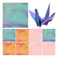 thumbnail image 1 of MasteelfCA 12 Sheets Glitter Origami Paper Square Sheets Vivid Colors for Arts and Crafts Projects, 1 of 8