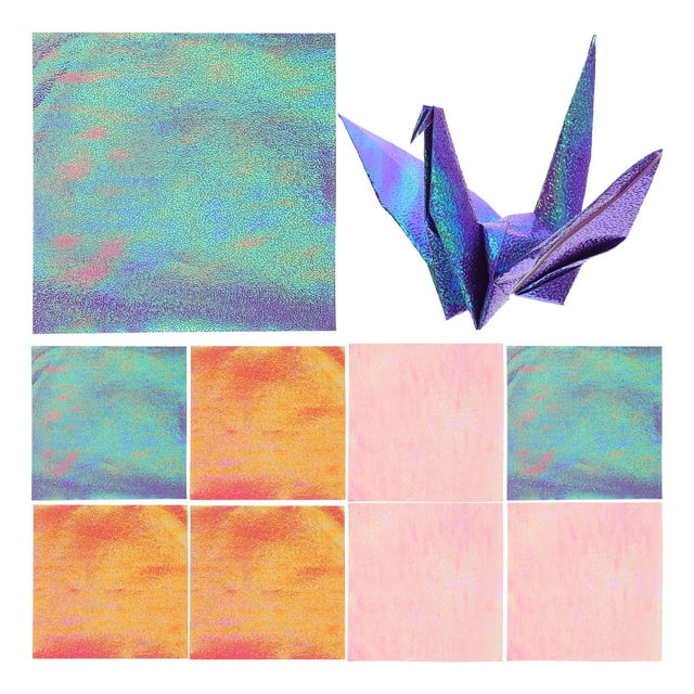 Papier Origami Japonais Assortiment de Couleurs 12 Feuilles 5.9x5.9Inch
