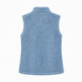 thumbnail image 4 of Gamivast Womens Vest Zip up Fleece Stand Collar Sleeveless Jacket Fuzzy Sherpa Winter Warm Casual Fall Lightweight Gilet Coats with Pockets, 4 of 6