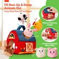 thumbnail image 4 of Toys 6-12 Months - Surprise Barn with Stuffed Farm Animals, Rattle, Crinkle Paper, Mirror - Montessori Toys for 6 Month Old Babies, Sensory Balls Toddlers 1-3, 1 Year Old Boy Girl Gifts, 4 of 9