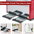 thumbnail image 2 of CUSIMAX 4-Slice Toaster, Stainless Steel with Extra Wide Slots, 2 of 4
