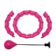 thumbnail image 4 of Aro de fitness inteligente con peso, 24 nudos desmontables, para masaje abdominal y esculpir el cuerpo, color rosa, 4 of 5