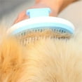 thumbnail image 5 of Tkrady Pet Grooming Brush, Self Cleaning Slicker Brushes for Dogs Cats Pet Grooming Brush Tool Gently Removes Loose Undercoat, Mats Tangled Hair Slicker Brush for Pet Massage (PINK), 5 of 6