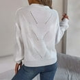 thumbnail image 5 of EDFBUYKRS Female Sweaters Women's Boyfriend Cardigan Sweater, Lightweight Fall Sweater M, 5 of 5