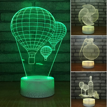 

Color Changing Night Lamp RGB LED Light Board Night Light Lamp Acrylic Blank Gift for Girl Home