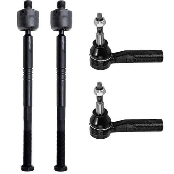 Detroit Axle - Front Tie Rods for Chevrolet Cruze Volt Buick Verano, 4 Outer and Inner Tie Rod End Links Replacement