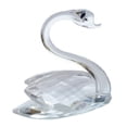 thumbnail image 5 of Glass Swan Collectible Statue Table Centerpiece Ornament Wedding Favors, Handmade Figurine Paperweight, 5 of 8