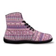 thumbnail image 5 of Psesaysky High-top Barefoot Shoes with Tribal Stripes Fox Women Casual Tennis Walking Shoes Wide Toe Box Zero Drop Sneakers, 5 of 7