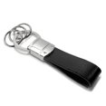 thumbnail image 3 of Nissan Sentra Black Leather Strap Round Hook Metal Key Chain, 3 of 4